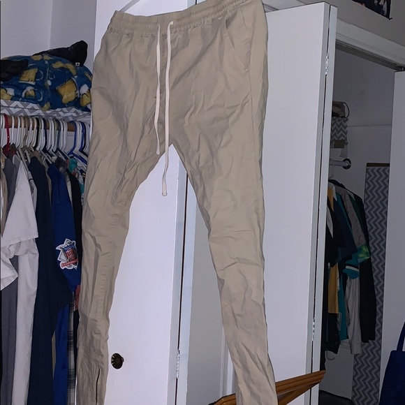 Pac Sun Mens M Khaki Skinnies - Picture 1 of 1